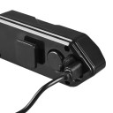 Luce LED posteriore per bicicletta 9,4 x 3,25 x 2,6 cm ricaricabile USB Luce direzionale controllata a distanza 900mAh Controllo wireless 5 modalità di illuminazione 3