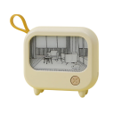 Luce notturna a forma di televisore per bambini 10 x 3,5 x 9 cm ricarica USB decorazione in plastica 5