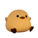 Luce notturna wireless a forma di anatra 12 x 9,5 cm Luce LED in silicone USB-C 3 livelli di luminosità Lampada decorativa per la camera da letto 4