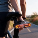 Luce posteriore per bicicletta con indicatori di direzione e allarme 110 dB Clacson elettrico 130 dB Telecomando rotondo senza fili Luce di freno 5