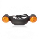 Luces traseras LED de freno y direccionales para motocicleta con iluminación de matrícula, diámetro 64 mm, para Harley Davidson Street Glide 3