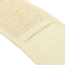 Lufa exfoliante natural 70 x 30 x 8 cm Cinta de massagem em algodão e linho Escova de esfoliação suave para duche e banho Remoção de pele morta 4