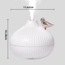 Luftbefeuchter, 300 ml, Zwiebelform, Nachtlicht, USB-betrieben, Desktop-Aroma-Diffusor, 11,6 x 10,3 cm, leiser Betrieb, Haushalt 2