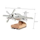 Lufterfrischer für das Auto im Flugzeugmodell Dekoration Duft für das Auto 11 × 5,2 cm metallischer Look Interieur Zubehör für das Fahrzeug 3