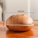 Luftrenser 200 ml kompakt størrelse 152 × 77 mm design med træmotiv til hjemmebrug og luftfugtighed i indendørs 3