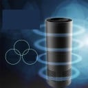 Luftrenser til bil med HEPA-filter Berøringsskærm med PM2,5 indikator Strømforsyning via USB-kabel Kompakt cylindrisk form 18,3 x 7 cm 4