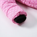 Lujosa chaqueta de invierno para niña con lunares J917 4