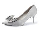 Lujosos zapatos de salón para mujer decorados con un lazo J1980 16