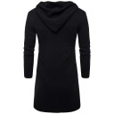 Luksus herrecardigan med hætte J1379 2