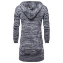Luksus herrecardigan med hætte J1379 3