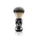 Luksusisk barberkost i form af et kranium 10,8 x 3,5 cm Grævling lange børstehår 3,5 cm Professionelt værktøj til rengøring og barbering 7