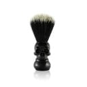 Luksusisk barberkost i form af et kranium 10,8 x 3,5 cm Grævling lange børstehår 3,5 cm Professionelt værktøj til rengøring og barbering 4