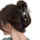 Luksusisk hårklips Spider i legering med sten og vedhæng Elegant metal hårspænde Gothic stil markant udsmykning af frisuren 3