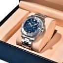 Luksusiske herreautomatiske ure med gangreserveindikator Vandtæt 200 m Urkasse 41 mm Safirglas Armbånd i rustfrit stål 3