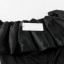 Luksusowa czarna mini sukienka 6
