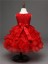 Luksusowa sukienka dziewczyny - czerwona 2
