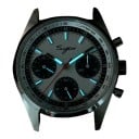 Luksusowe męskie zegarki mechaniczne Chronograf z ręcznym naciągiem Przezroczysta pokrywa Koperta 38 mm Szkło szafirowe Stal nierdzewna 316L Stalowa 12