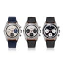 Luksusowy męski mechaniczny chronograf Ręczny naciąg Tachymetr i wskaźnik 24-godzinny Koperta 38 mm Stal 316L Szkło szafirowe Skórzany pasek 1