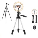 Lumière circulaire LED 26 cm avec trépied et télécommande A2995 4