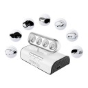 Lumière infrarouge pour lunettes VR avec 4 niveaux d'intensité en blanc pour un meilleur suivi avec Meta Quest 3/3S/2/1/Pro Apple Vision Pro et PICO 3