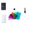 Lumière vidéo LED avec filtres colorés 2