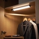 Lumină LED cu senzor de mișcare 30 cm Fără fir Magnetic 3 culori de lumină Dimmabil USB-C Aluminiu Sub blatul de lucru în dulap 4