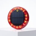Lumină LED de avertizare solară cu magnet puternic Lumină de siguranță de urgență intermitentă Senzor de amurg Rezistentă la apă Roșie Pentru mașini 2