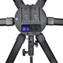 Lumină LED de studio cu 288 de diode Formă de stea cu 6 brațe Stativ și suport pentru telefon Temperatura 3200–5600 K Putere 60 W Pentru foto și video 4