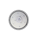 Lumină LED industrială suspendată 150W 24 cm din aluminiu alb cald 165–265V iluminat circular pentru depozite, hale și ateliere 1
