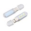 Lumină portabilă LED USB 3 diode J1358 3