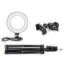 Lumină rotundă LED de 16 cm cu trepied K2433 2