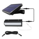 Lumină solară neagră suspendată cu comutator cu tragere Cablu de 3 m Lampă modernizată pentru exterior și interior Iluminare aprinsă automată, balcon 1