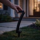 Lumini LED solare de grădină 4 bucăți Impermeabile IP65 Cu vârf de fixare 45,7 x 4,1 x 10,9 cm Plastic Negru Pentru gazon și alee 3