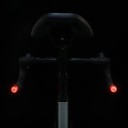 Lumini pentru capetele ghidonului 2 buc LED lumină de avertizare pentru bicicletă 5 moduri Încărcare USB-C Baterie 80 mAh Aluminiu și PC Negru 2