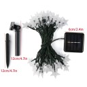 Lumini solare colorate de exterior de 7m Stars 50 LED-uri Decorație de lumină de grădină șir solar rezistent la intemperii 3