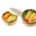 Lunchbox termiczny 400 ml 11,5×6,5 cm Pojemnik ze stali nierdzewnej z pokrywką, szczelny, nadaje się do użycia w kuchence mikrofalowej Pudełko 5