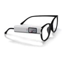 Lunettes avec caméra pour filmer en vidéo 2,7K 30 fps avec un angle de vue de 110° écran IPS de 0,96" enregistrement en MP4 batterie de 250 mAh 2