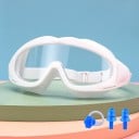 Lunettes de natation pour enfants 16 × 6,5 cm Plastique et silicone Lunettes confortables et étanches pour la natation en piscine 6