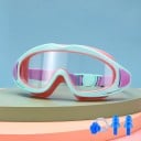 Lunettes de natation pour enfants 16 × 6,5 cm Plastique et silicone Lunettes confortables et étanches pour la natation en piscine 13