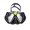 Lunettes de plongée avec support pour caméra d'action 16,6 x 9,3 cm Masque en silicone avec verre trempé Technologie anti-buée Lunettes 6
