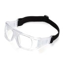 Lunettes de protection avec bandeau 150 mm de large 50 mm de haut Lunettes de travail transparentes avec joint en mousse Sangle élastique réglable 7