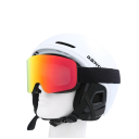 Lunettes de ski 17,6 x 9,8 cm UV400 Unisex Acétate Anti-buée Construction à trois couches Lunettes de protection pour ski snowboard sports 3