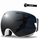 Lunettes de ski avec effet miroir Lunettes pour le ski et le snowboard avec protection UV400 pour hommes et femmes Lunettes de ski pour casque anti-buée 9
