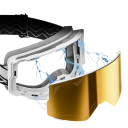 Lunettes de ski unisexes 13 × 9,2 cm avec verres à double couche et protection UV400 pour le ski, le snowboard et les sports d'hiver 7