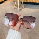 Lunettes de soleil carrées pour femmes E1329 6