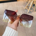 Lunettes de soleil carrées pour femmes E1329 7