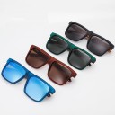 Lunettes de soleil en bois pour hommes E1957 2