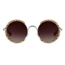 Lunettes de soleil en bois pour hommes E2001 1