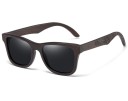 Lunettes de soleil en bois pour hommes E2010 4