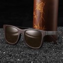 Lunettes de soleil en bois pour hommes E2010 2